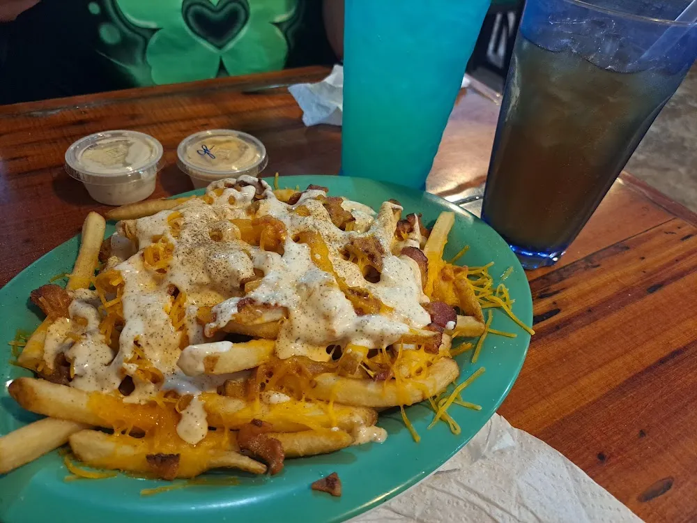 Loaded Fries with Jalapeno Ranch Dress